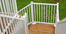 Custom Welded Fence Panels Hand Railing Fence Panels In White