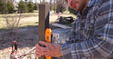 Level Posts Leveling Aluminum Post Before Fence Panel Installation