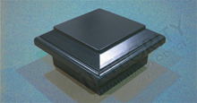Decorative Column Caps Ornamental Aluminum Column Caps In Black