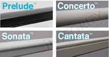 Aluminum Grab Rail Four Aluminum Hand Railing Options: Prelude, Concerto, Sonata, Cantata