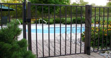 Custom Gate Width 4' Wide Custom Aluminum Single Gate