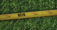 Measure Your Yard Measuring Tape For Measuring the Perimeter of Landscape Where Aluminum Fencing Will Be Installed